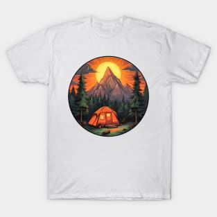 Tent Camping T-Shirt